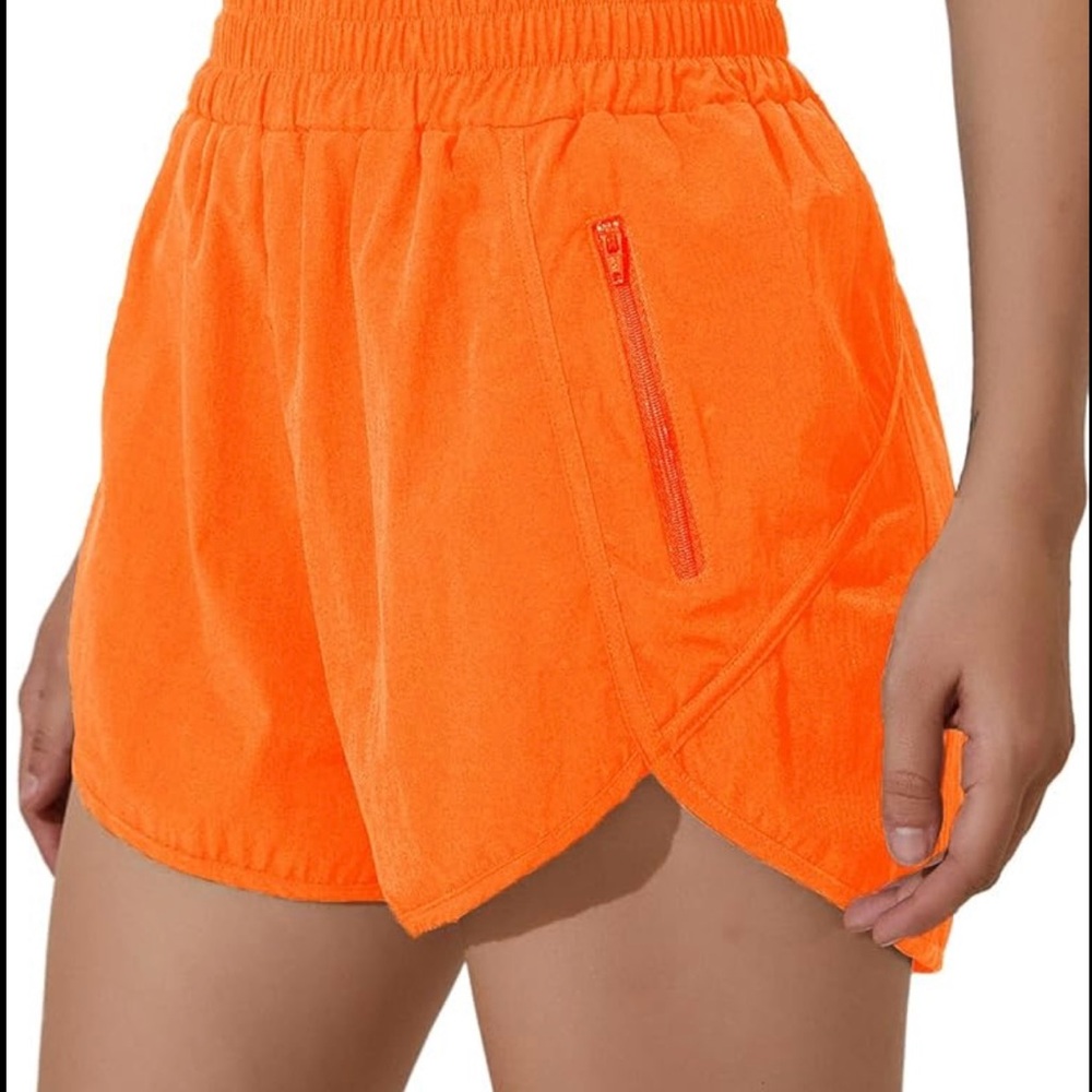 Bright Orange Athletic Women's Shorts size S NWT
